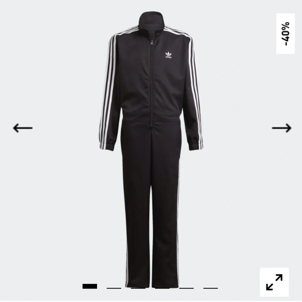 ADIDAS BLACK JUMPSUIT - Picture 2 of 13